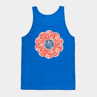 Paisley Bandana Daisy Tank Top